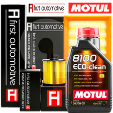 Set Entretien Pour Skoda Octavia III 2.0 TSI 2.0 Rs 3 Filtres +6LT Huile Motul