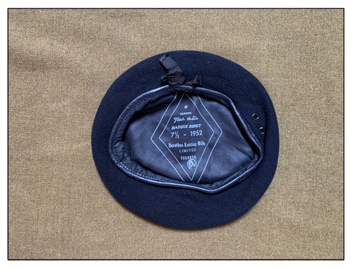Ww2 beret noir tank - noir, sas
