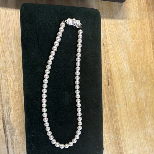 Mikimoto signed cultured white - mikimoto,