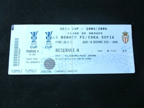 Ticket billet football as - ticket,