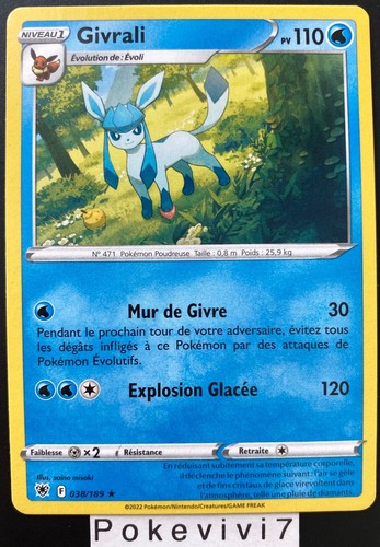 Carte pokemon givrali - pokemon,