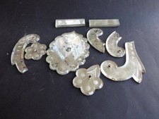 lot 9 pieces Miroir gravé