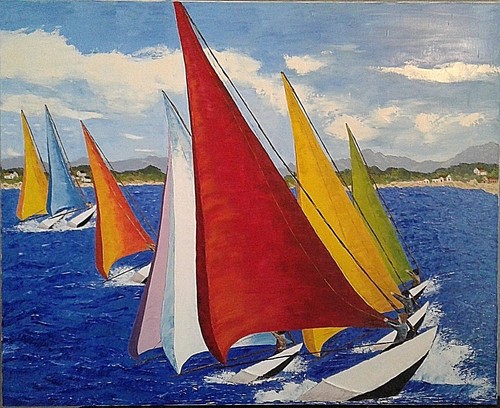 Tableau original huile - tableau, a