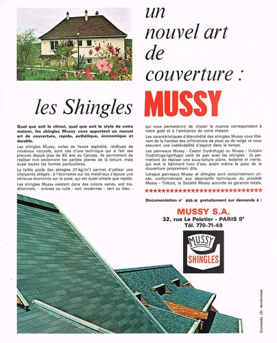 Publicite 1969 mussy - 1969,