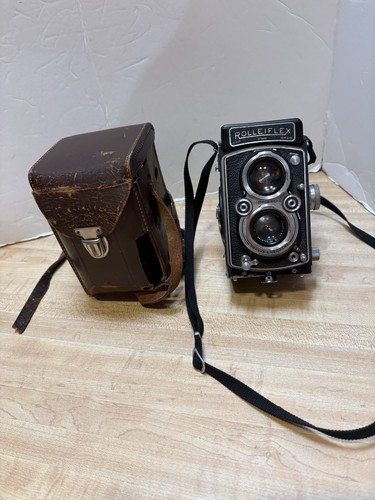 Rollei rolleiflex camera with - rollei,