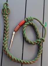 Fourragère spéciale 2 OLIVES CROIX DE GUERRE 1914-1918 Légion Para TDM ORIGINAL