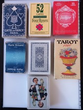 Lots  de 7 JEUX DE CARTES