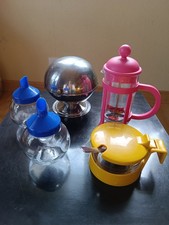 Sucrier boule en inox vintage