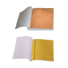  200 feuilles de papier d'aluminium imitation feuille d'or pour manucure,