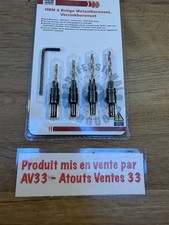 Wood countersink drill bit set