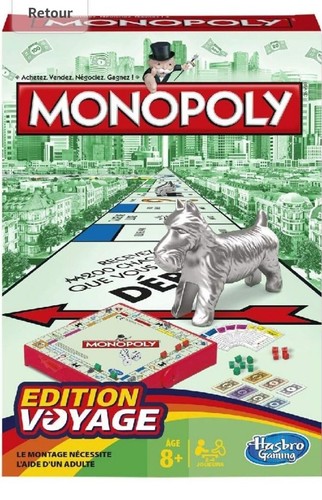 Monopoly édition voyage - monopoly,