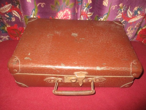 Ancienne valise carton - valise,