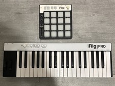iRig Keys 37-Key Mini MIDI Keyboard Ik000020 +Pads Ik000030 IK Multimedia Tested