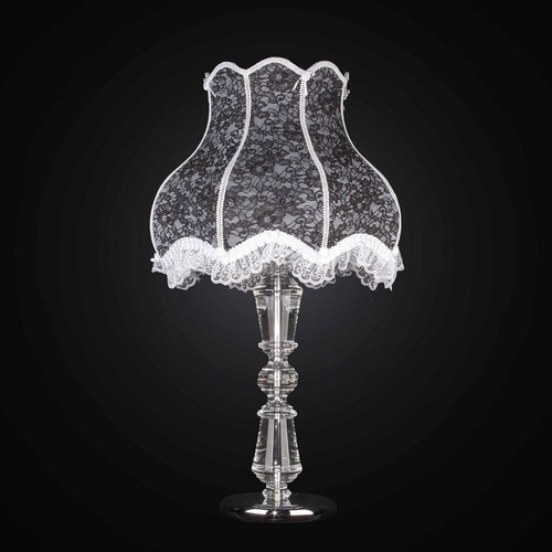 Lampe grande cristal shabby - grande,