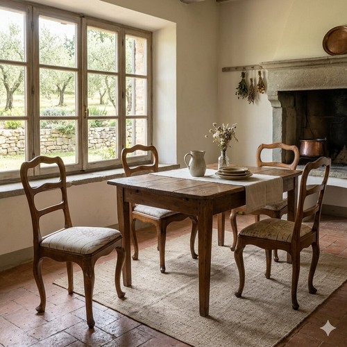Groupe chaises baroque - groupe, 4