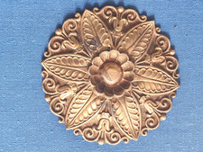 POIGNEE PORTE EMPIRE  MEUBLE ANCIEN FERRONNERIE ART BRONZE Ø 9.5 cm