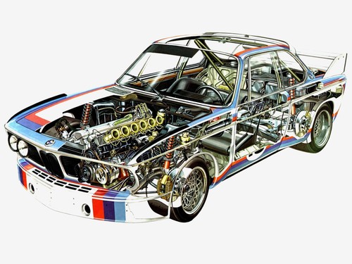 Cars 1971 bmw csl - cars, 3