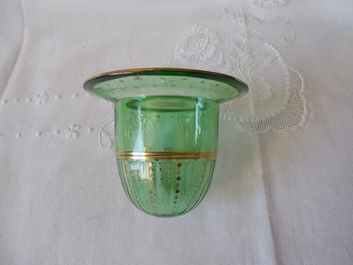 Ancien verre lampe - ancien, huile