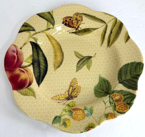 Vtg spode fruit haven plate - fruit, 6
