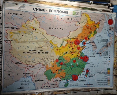 Carte scolaire chine - carte,