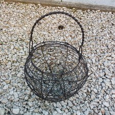 panier à oeufs ancien en