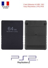 Carte Mémoire 64 MB / MO Mega Sauvegarde Console Sony Playstation 2 PS2 PSX