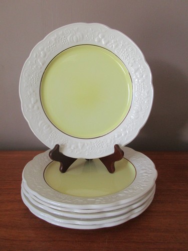 Assiettes plates digoin - 6,