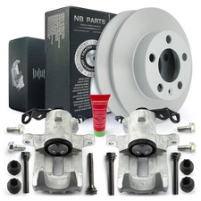 2x Étrier + Disques de Frein Arrière pour Audi A3 Tt Skoda Octavia VW Golf IV