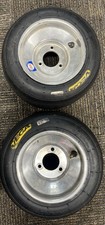 Go Kart Racing Aluminum Wheels And Yellow Vega Tires 