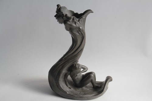 Vase étain femme - étain,