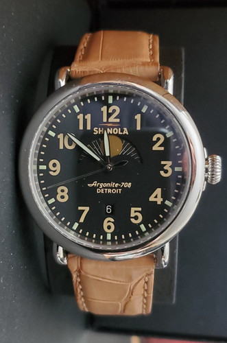 Shinola runwell 41mm moon - 41mm,