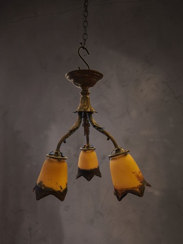 Lustre plafonnier art deco - lustre,