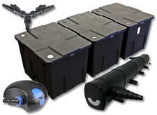 TTSunSun Kit de filtres pour étang 90000l avec clarificateur de bassin 72W et pompe ECO 100W