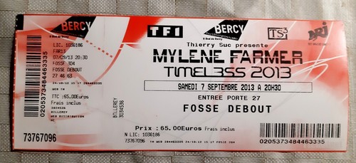Ticket billet unused stub - ticket,
