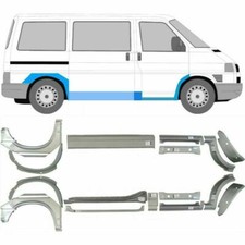 VW TRANSPORTER T4 SWB/MWB 1990-2003 Tole de reparation / Set 16x