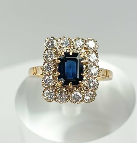 Bague ancienne or - t, 51