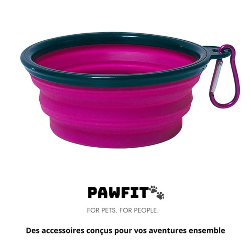 Gamelle chien pliable - chien, silicon