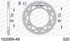 Couronne Afam 15206N-49 En