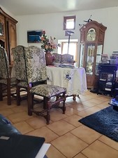 Chaise Vintage Style Louis XVI