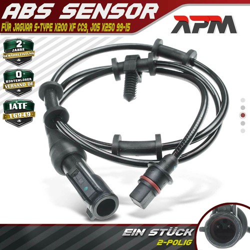 Capteur abs avant - 1x, 2-poles