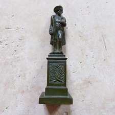 SUPERB ANTIQUE 19th CENTURY NAPOLEON BRONZE STATUE 4 2/5 "