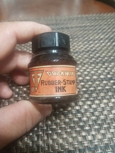 Vintage ink bottle dri kwik - vintage,