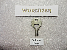 Wurlitzer Special Volume Control Key, 1 Used Old Stock, Fits Most Makes & Models