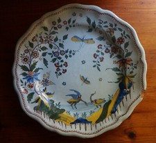 Large earthenware plate DE