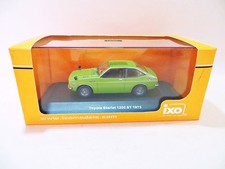 IXO KBI058 '1973 TOYOTA STARLET 1200 ST' GREEN METALLIC. 1:43. MIB/BOXED. RARE.