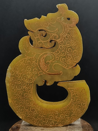 Ancien pendentif jade - ancien,