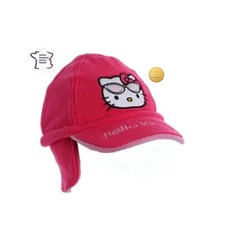 HELLO KITTY ,CHAPKA-CASQUETTE POLAIRE, ENFANT ,54 (6-9 ans) ,LICENCE/ A6