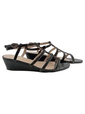 Esprit Sandales Femme Noir Élégant Strass Talon 5cm (EU 38)