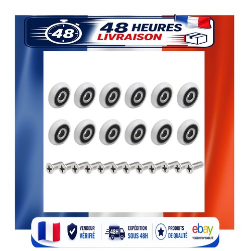Roulettes porte cabine - 12,