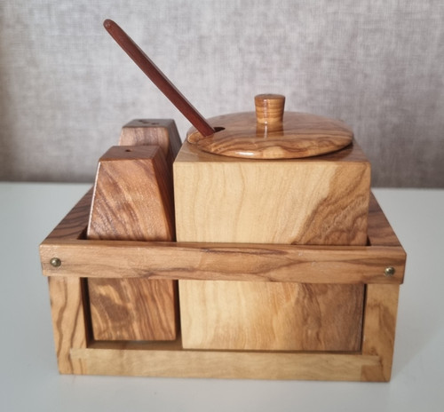Ensemble rétro bois sel - rétro, –